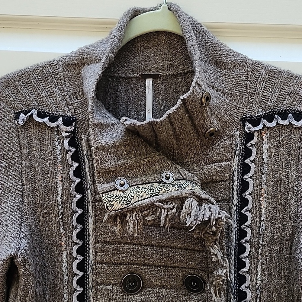 Free People Admiral Cardigan Sweater Size XS - Picture 3 of 14